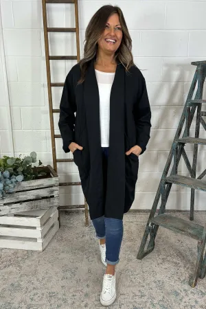 Adele Cotton Jacket Black