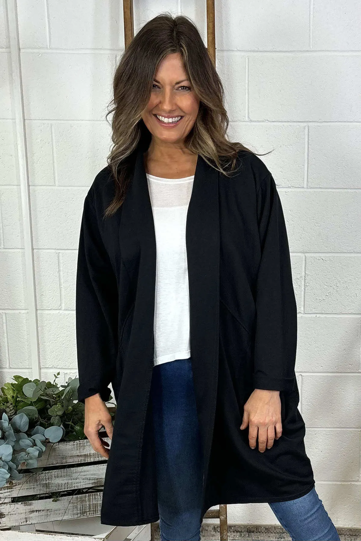 Adele Cotton Jacket Black