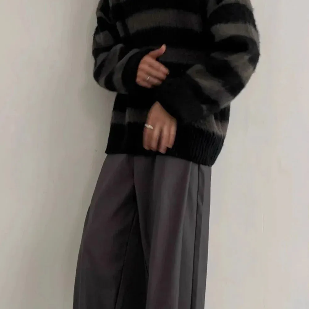 Aidase Mens Trousers Maillard Casual Business Pants Spring Autumn Office Retro British Elegant Straight Trousers Men'S Wear 2024