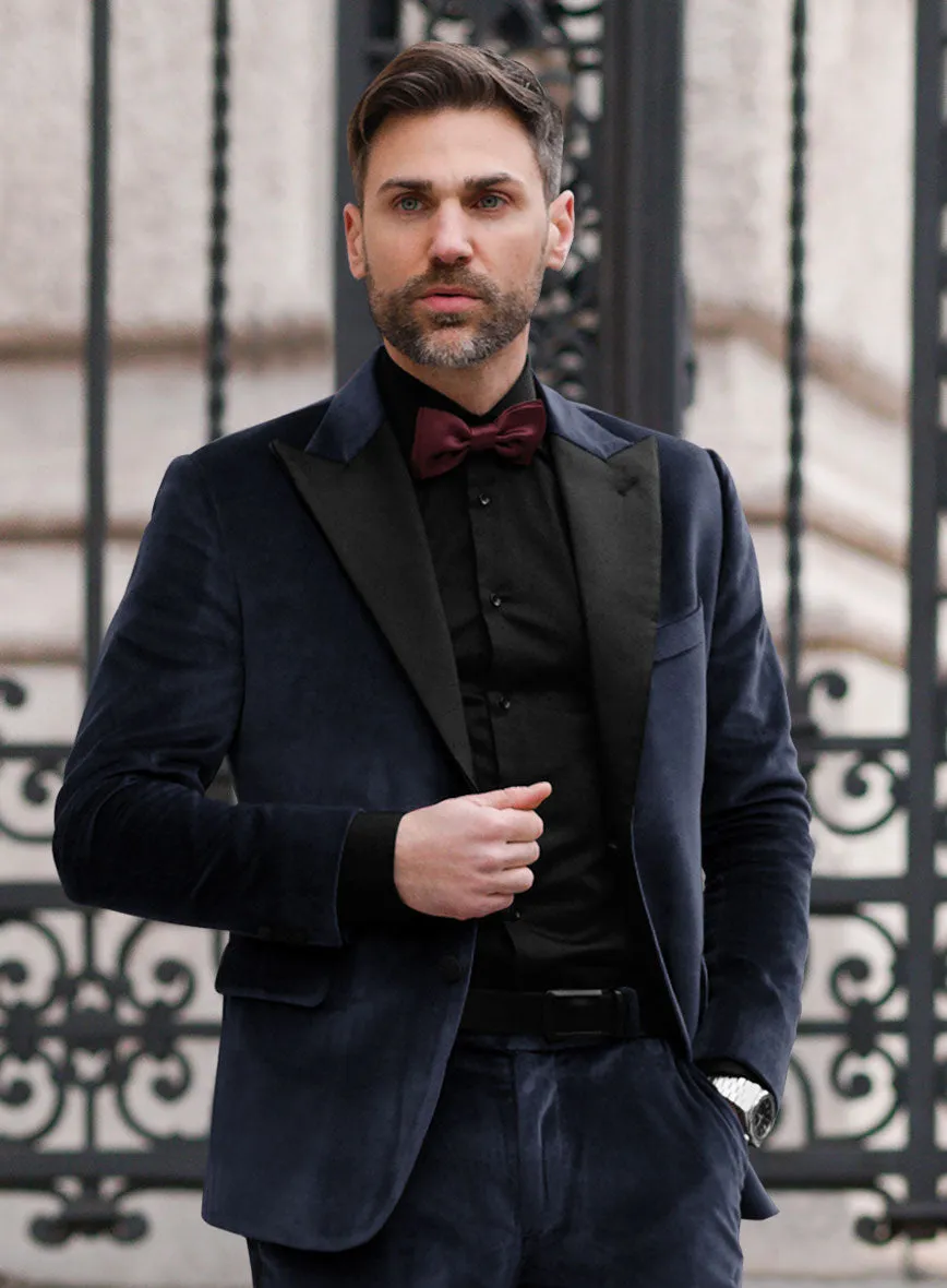 Blue Velvet Tuxedo Jacket