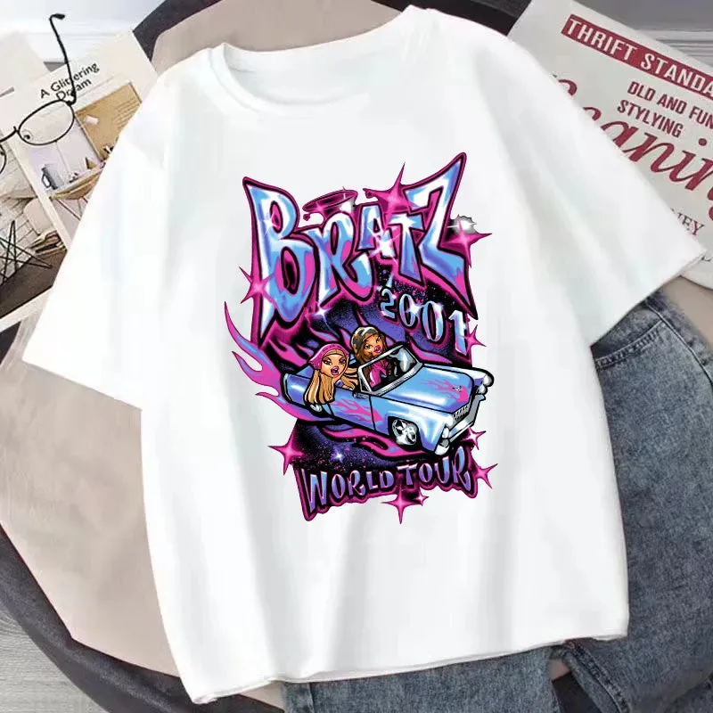 Bratz Clothes For Women T-Shirts Casual O-Neck Summer Style