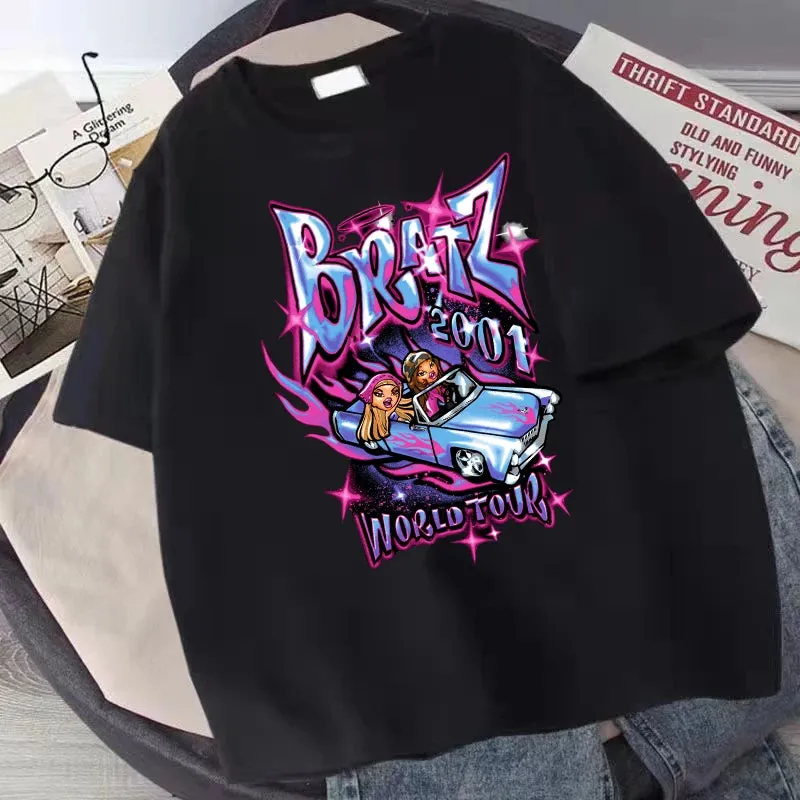 Bratz Clothes For Women T-Shirts Casual O-Neck Summer Style