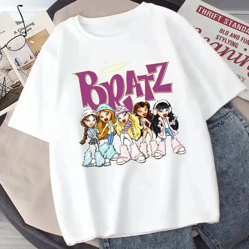 Bratz Clothes For Women T-Shirts Casual O-Neck Summer Style