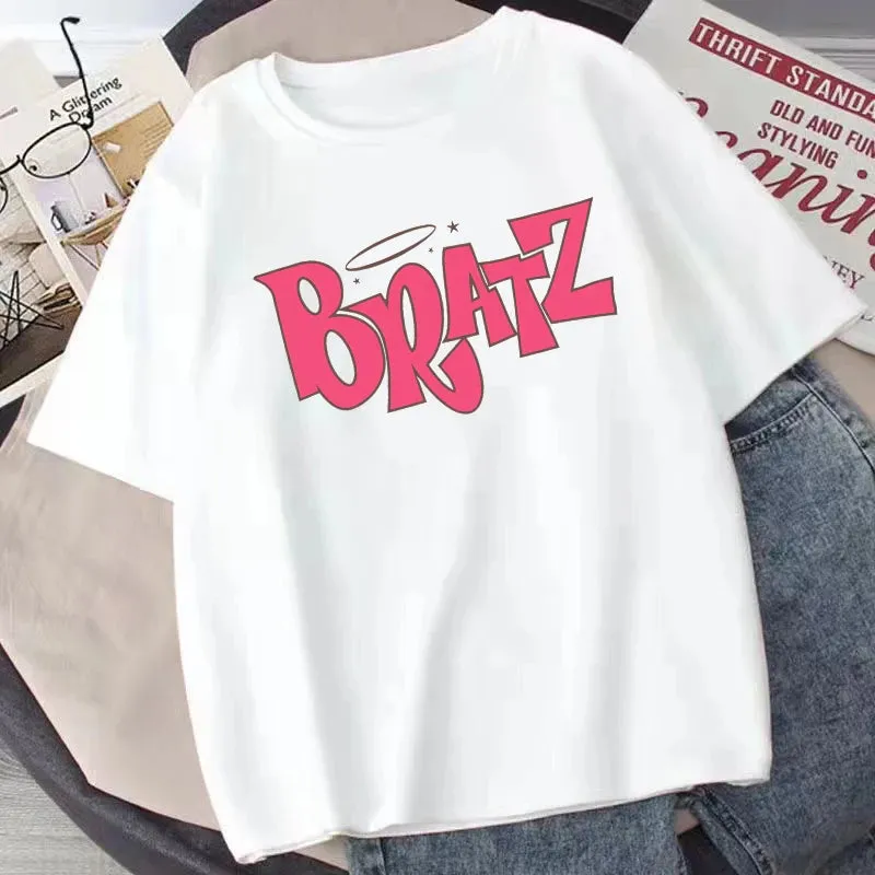 Bratz Clothes For Women T-Shirts Casual O-Neck Summer Style