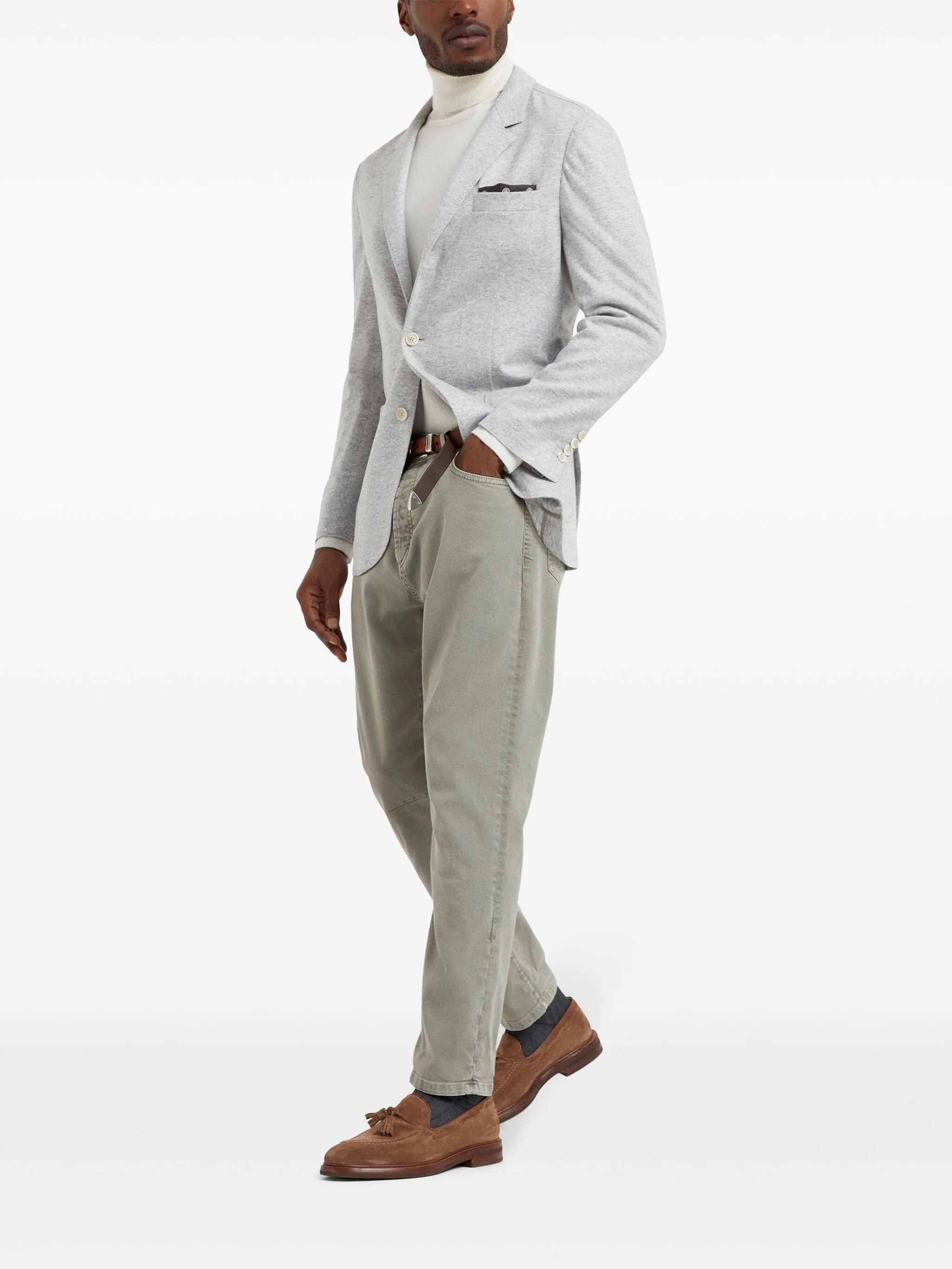 Cashmere Single-Breasted Blazer