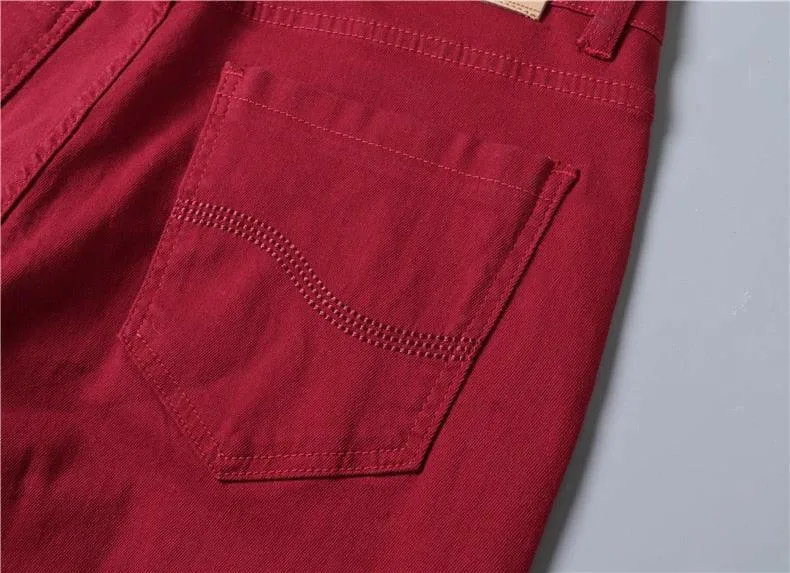 Casual Business Straight Denim Pants