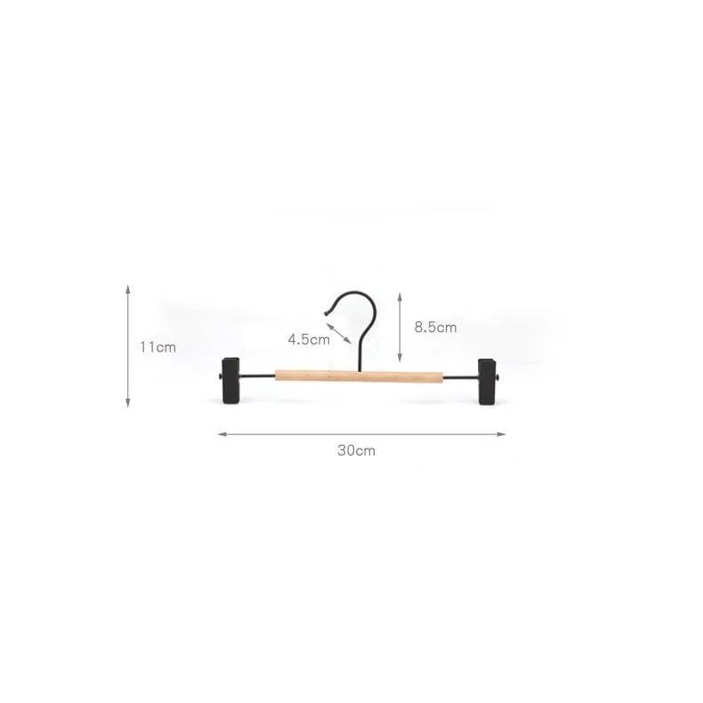 Chic Wooden Hanger Set with Wide Shoulders for Stylish Closet Storage