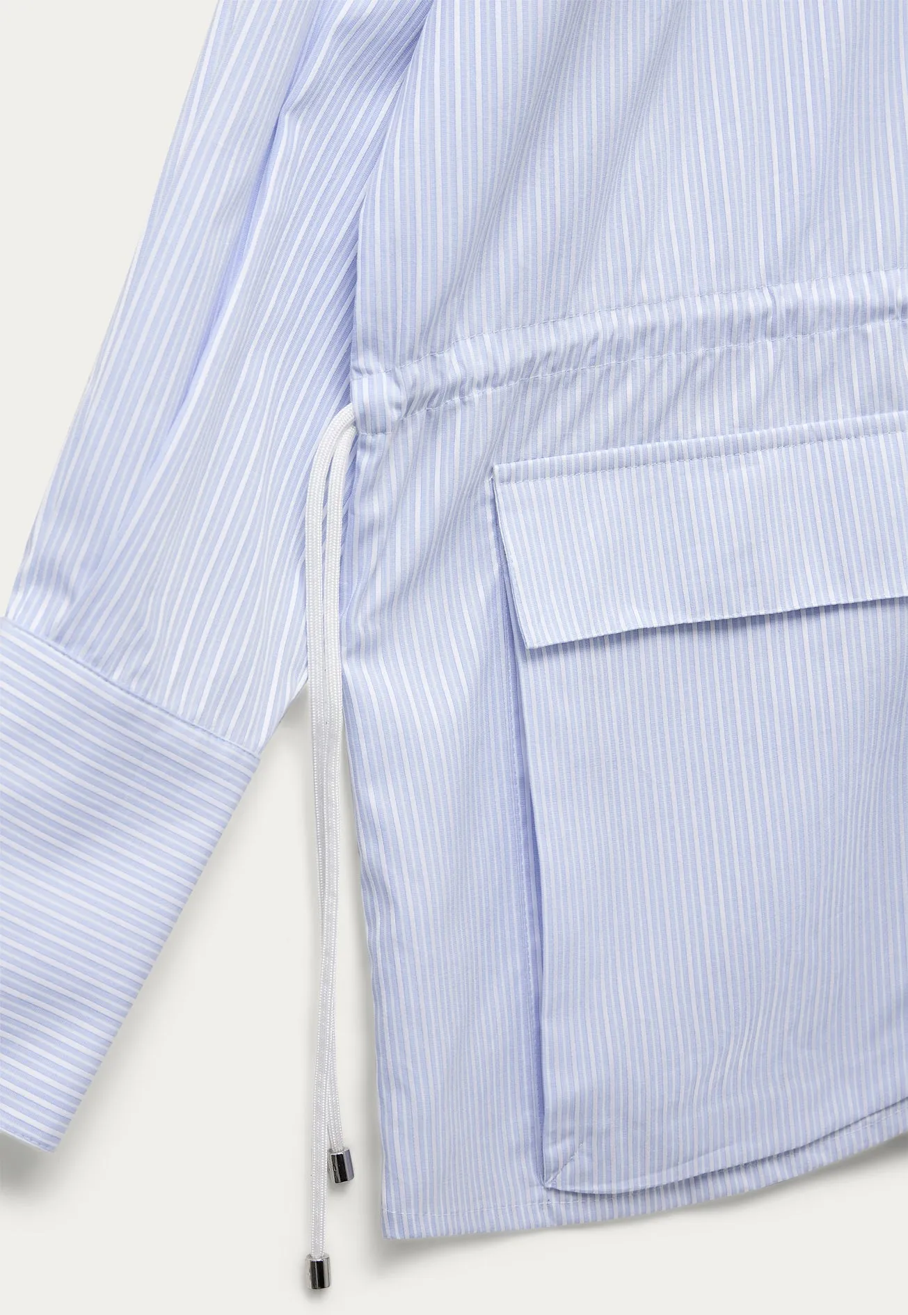 Clea-BL Over Shirt - Light Blue