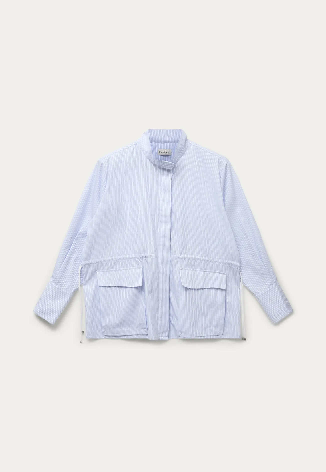 Clea-BL Over Shirt - Light Blue