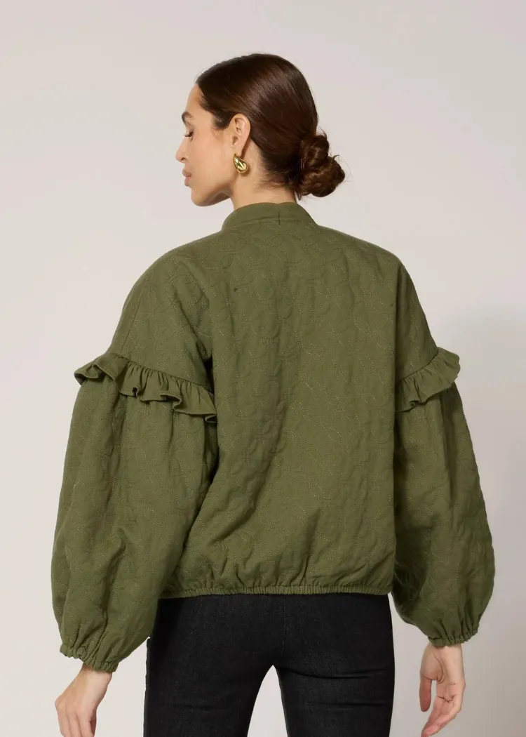Cleobella Bobbi Reversible Jacket- Army Green