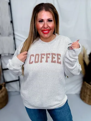 Coffee Puff Knit Sweater
