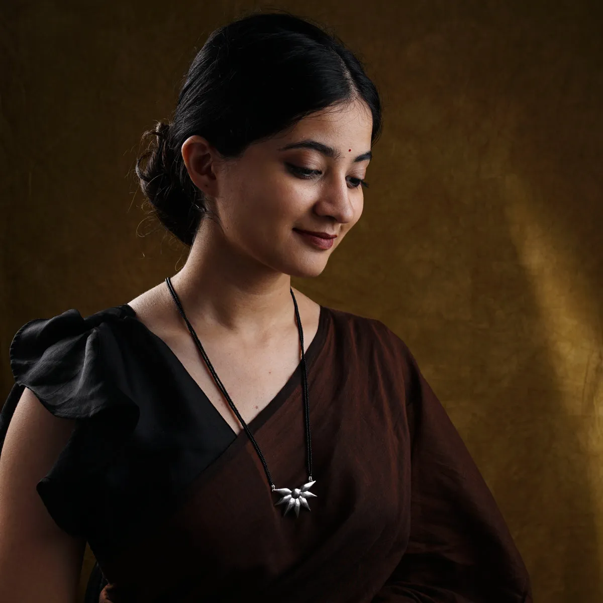 Flower Pendant Mangalsutra