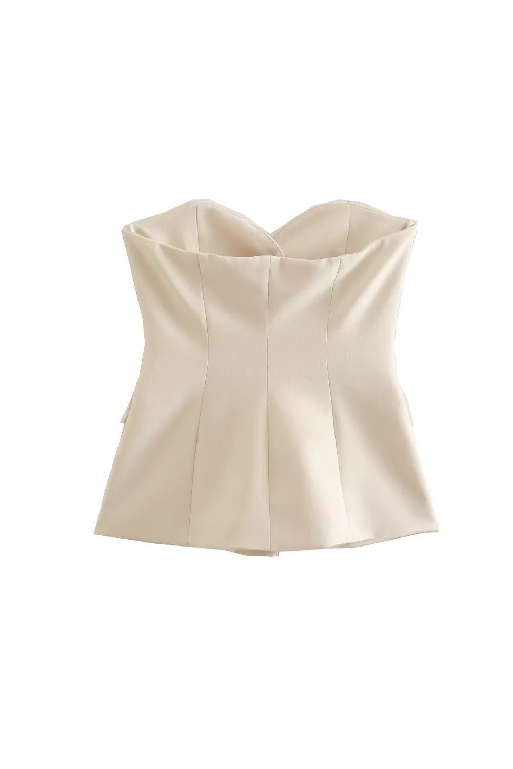 ’Gerda‘ Strapless Top & Split Straight Leg Pants (Sold Separately)