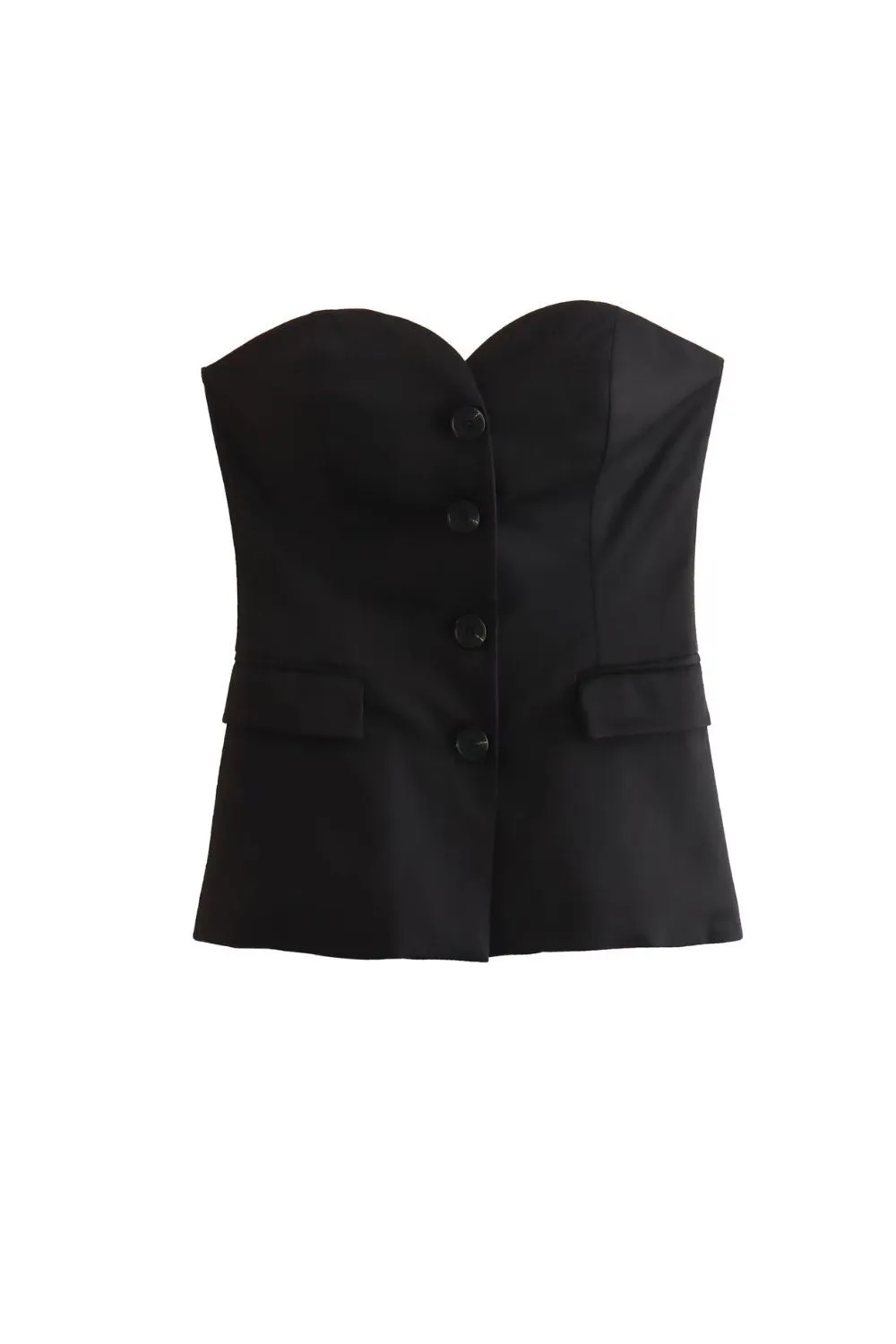 ’Gerda‘ Strapless Top & Split Straight Leg Pants (Sold Separately)