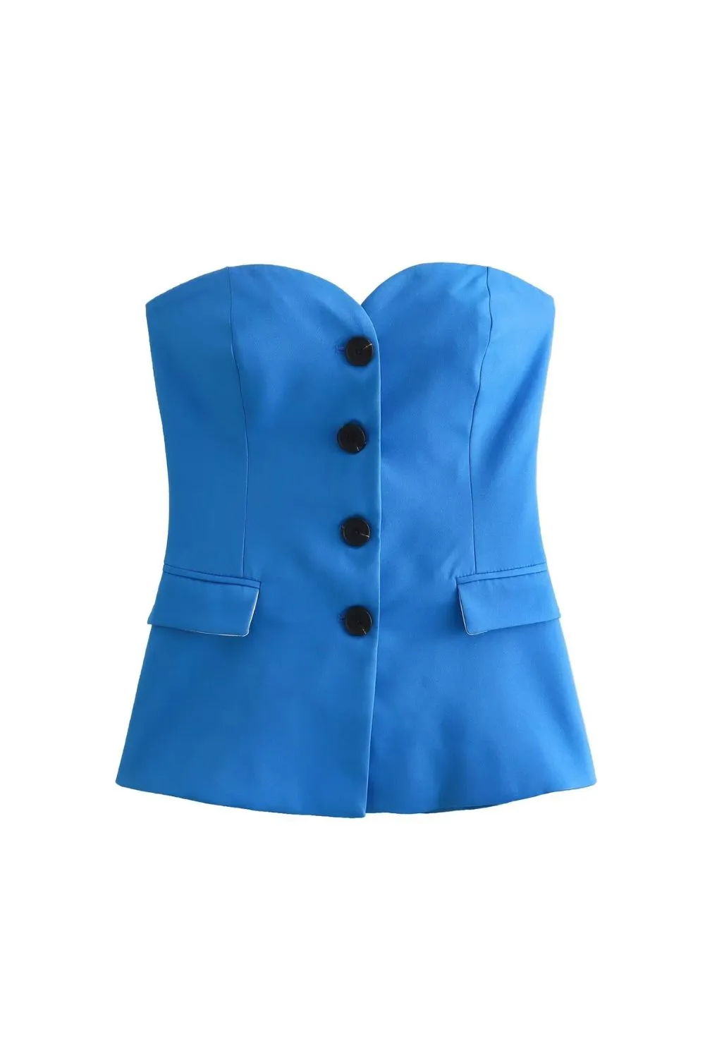 ’Gerda‘ Strapless Top & Split Straight Leg Pants (Sold Separately)