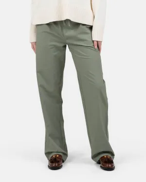Heavyweight Linen Pants High-waisted Army