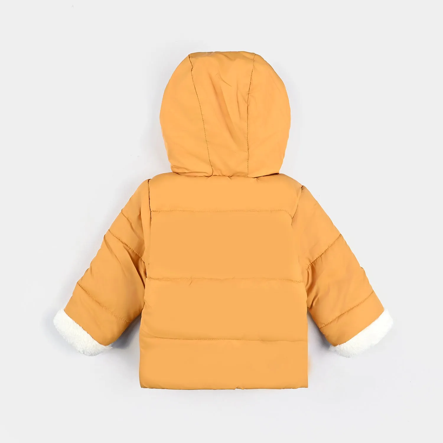 Infant Girls Mix taffeta Quilted Jacket Bloated-Citrus
