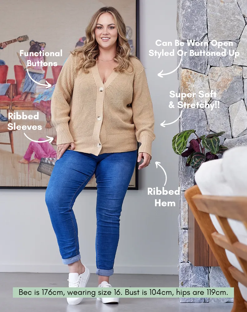 Kayla Cardi - Beige
