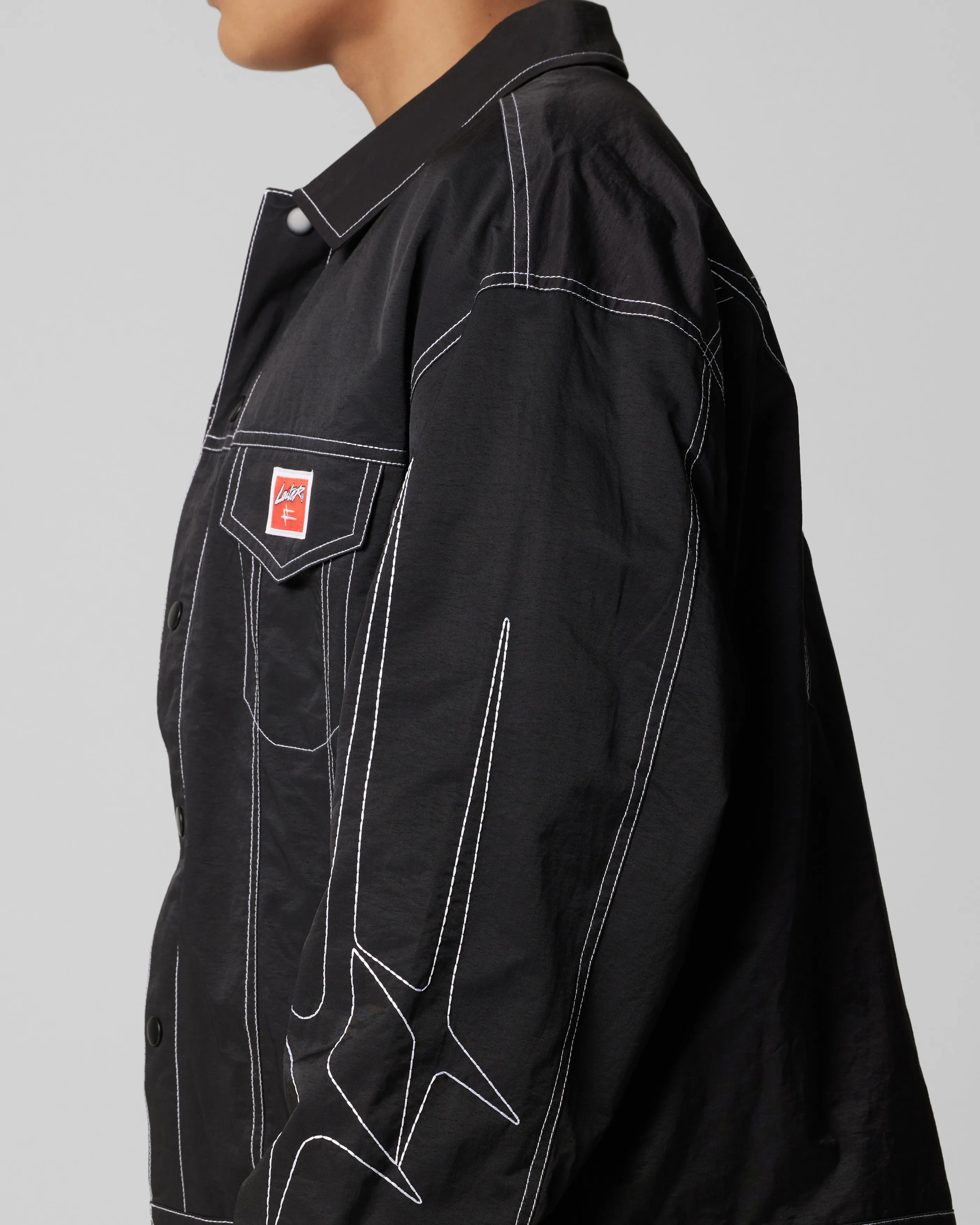 Loiter Galaxy Contrast Jacket Black