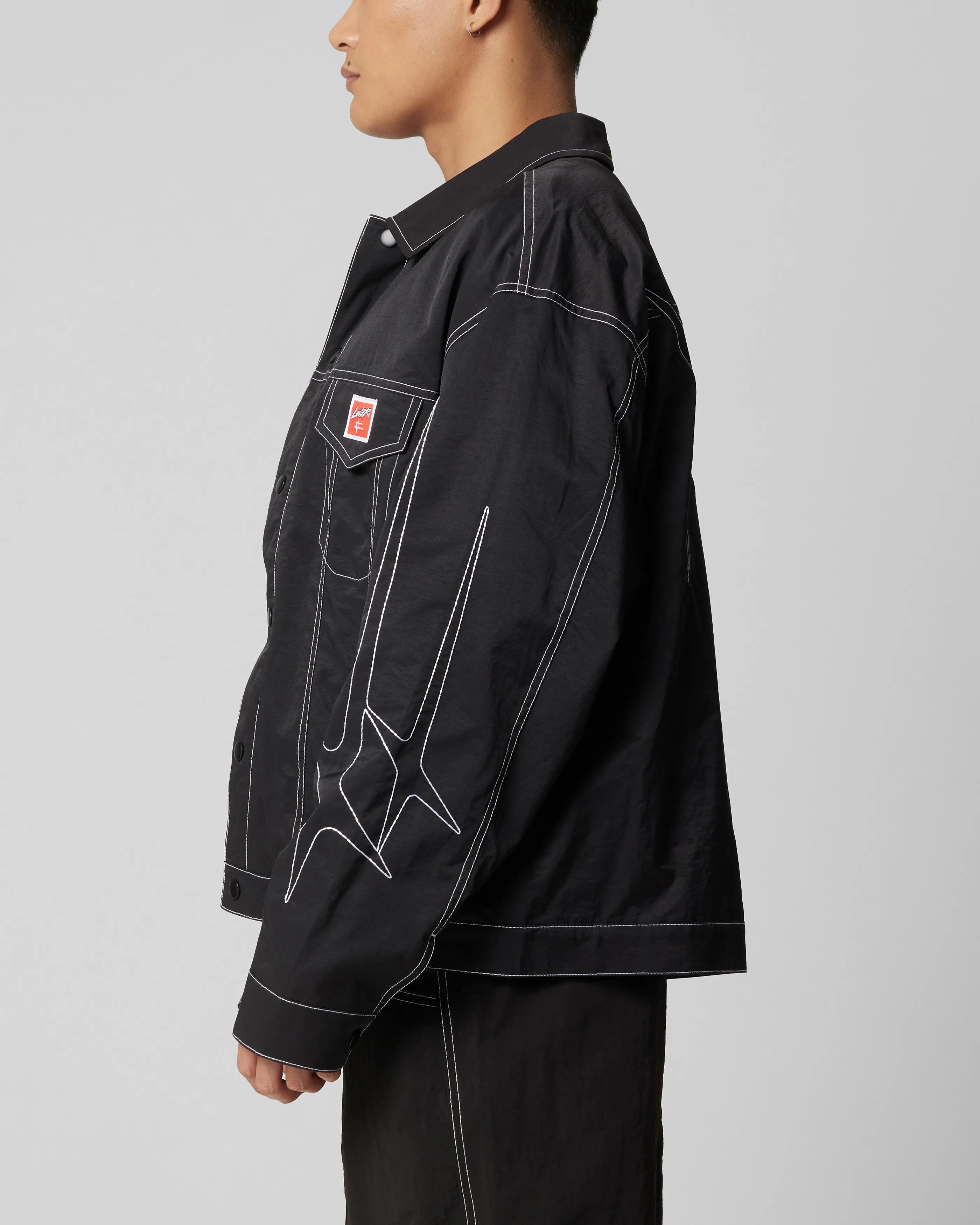 Loiter Galaxy Contrast Jacket Black
