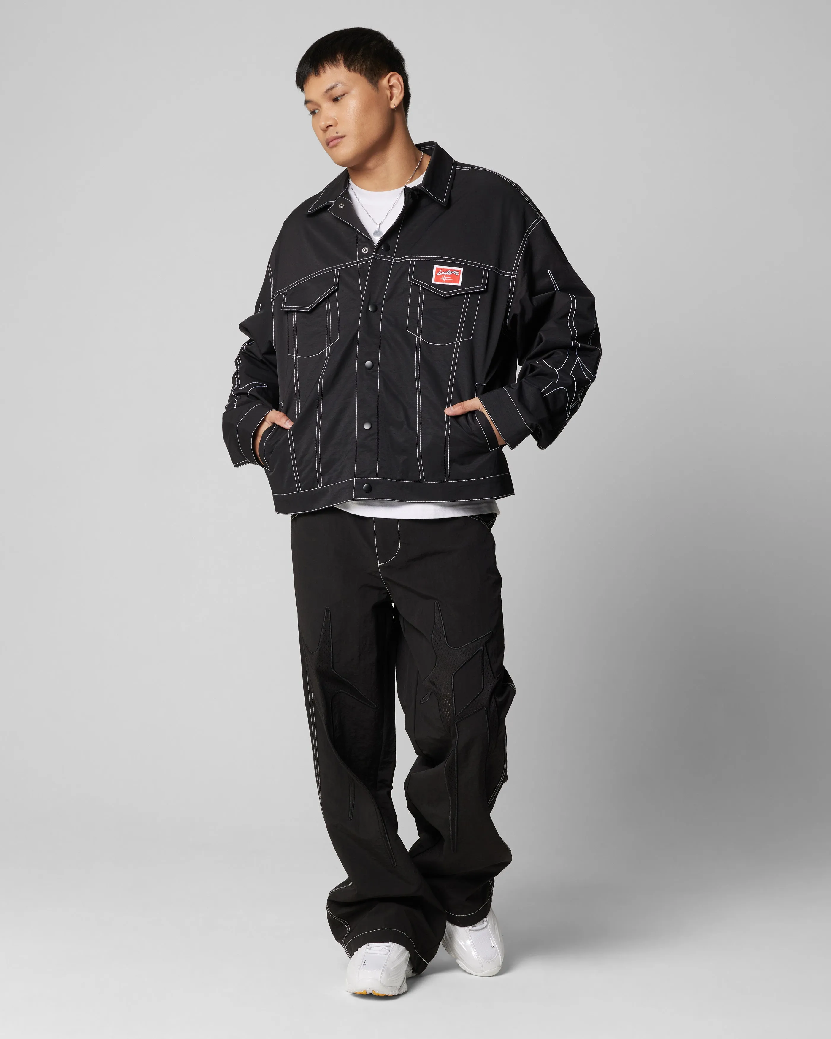 Loiter Galaxy Contrast Jacket Black