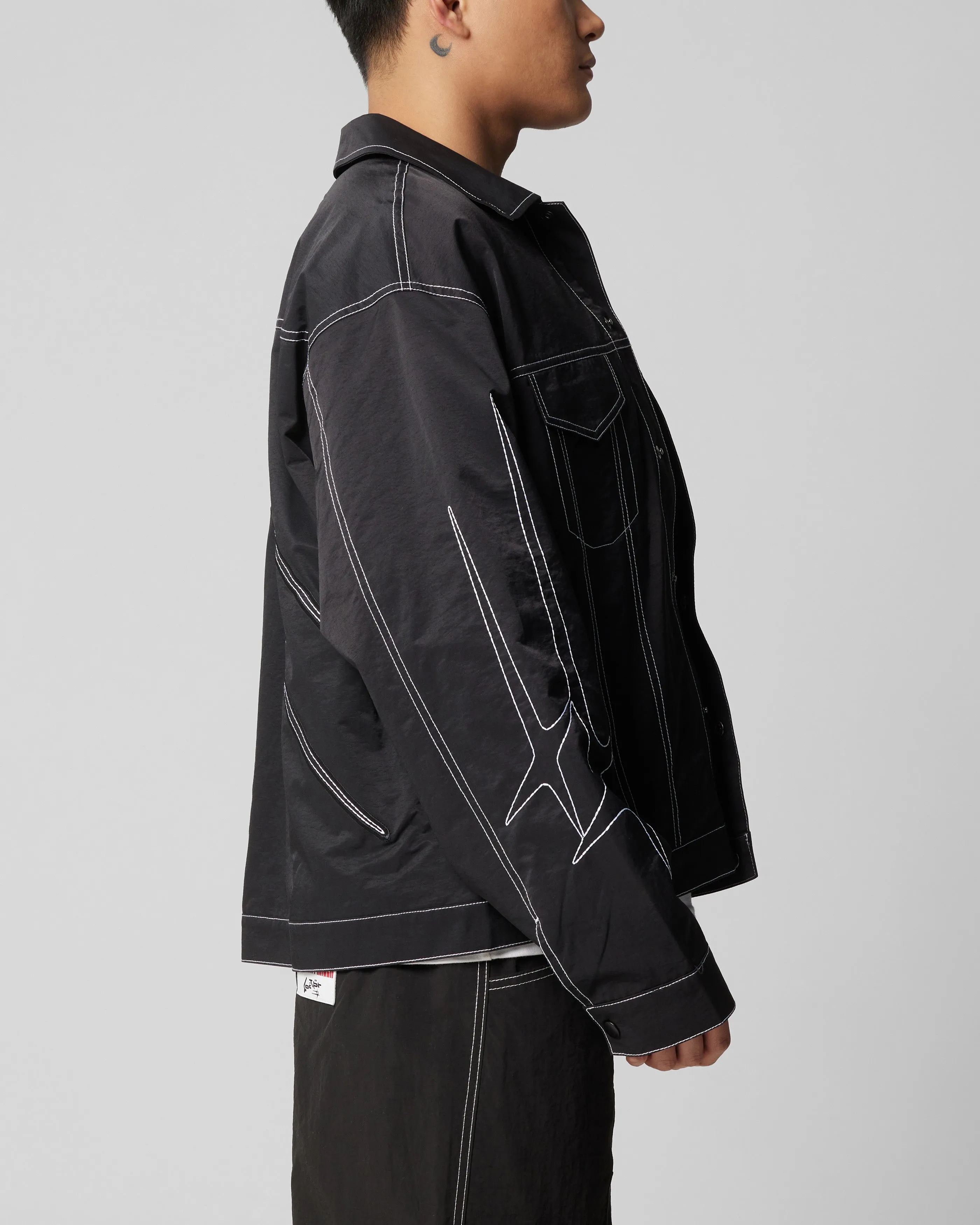 Loiter Galaxy Contrast Jacket Black