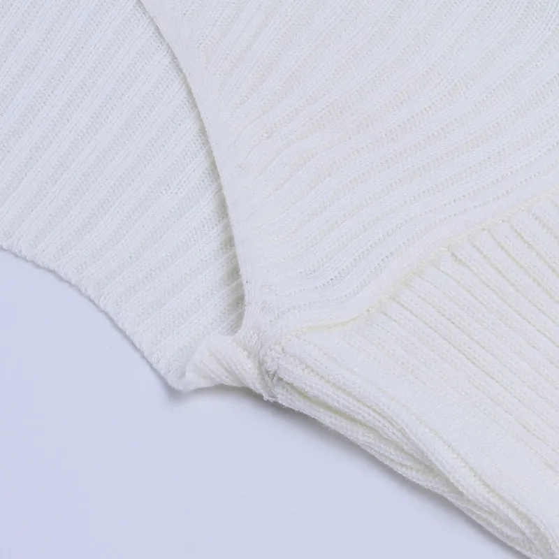 MB FASHION Ribbed Knit Long-Sleeve Shrug 7249LY