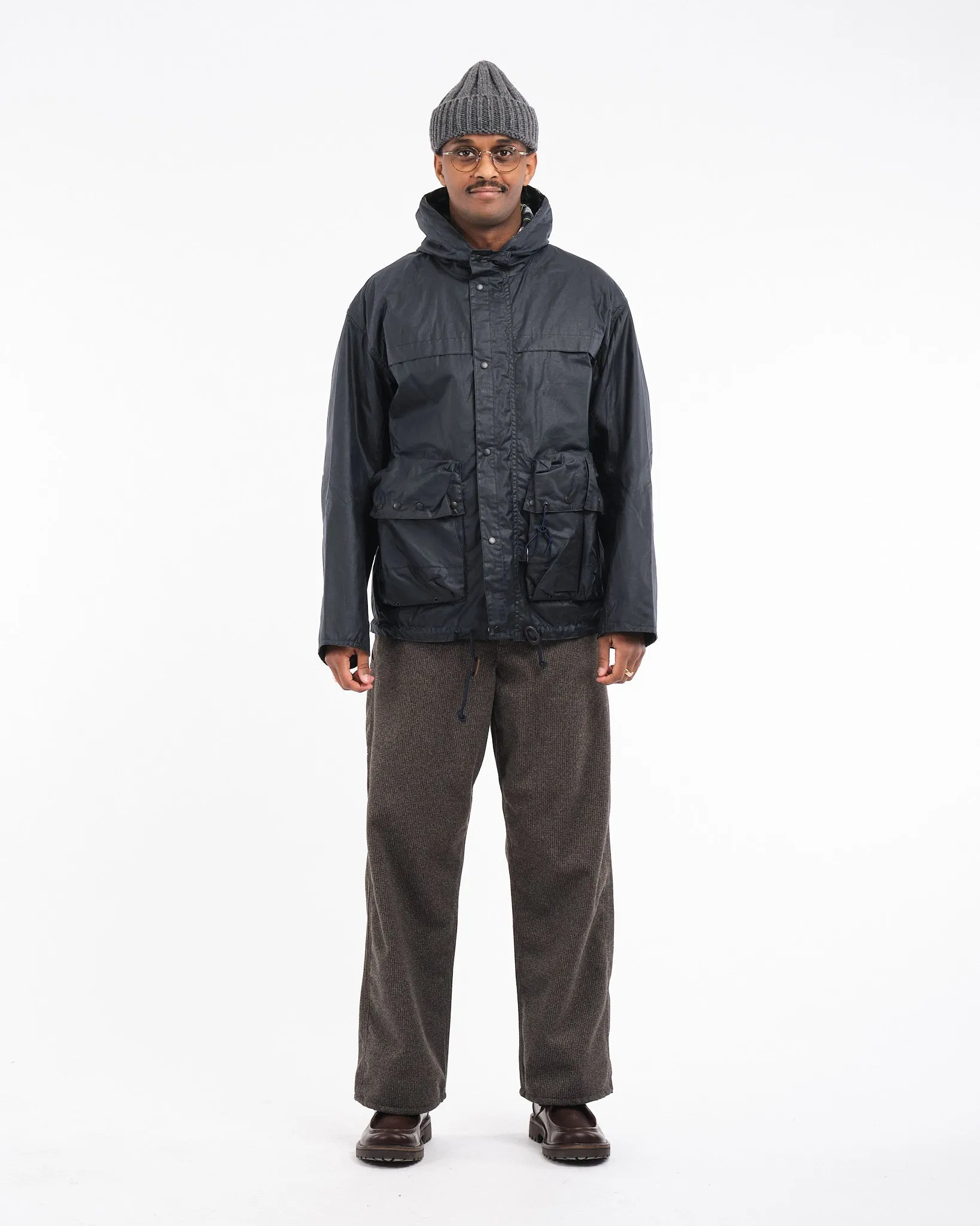 Modified Durham Wax Jacket Black