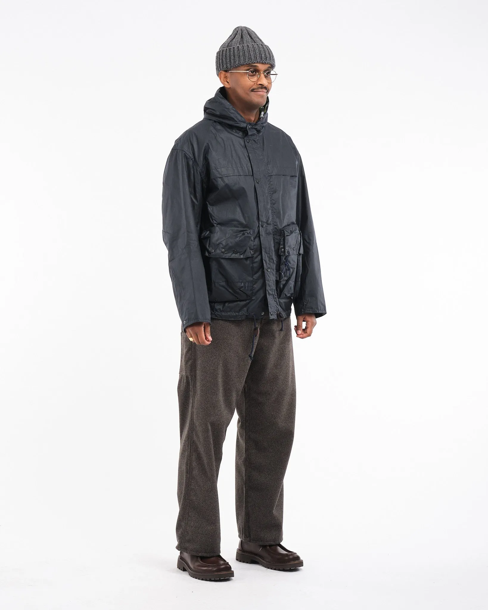 Modified Durham Wax Jacket Black