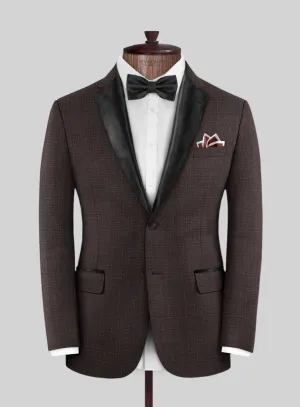 Napolean Bob Weave Rust Wool Tuxedo Jacket
