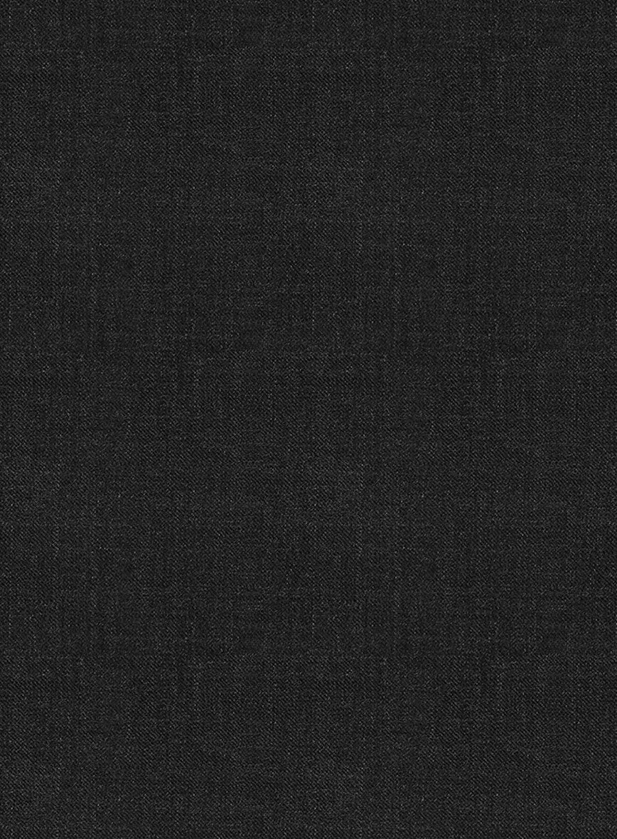 Napolean Stone Black Wool Tuxedo Jacket
