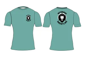 Notorious Style Wrestling Sublimated Compression Shirt - Teal