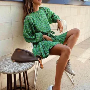 #PB Elegant Print Dress