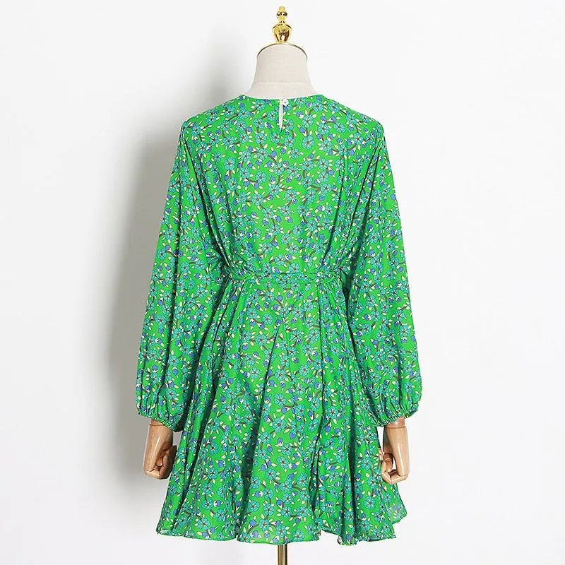 #PB Elegant Print Dress