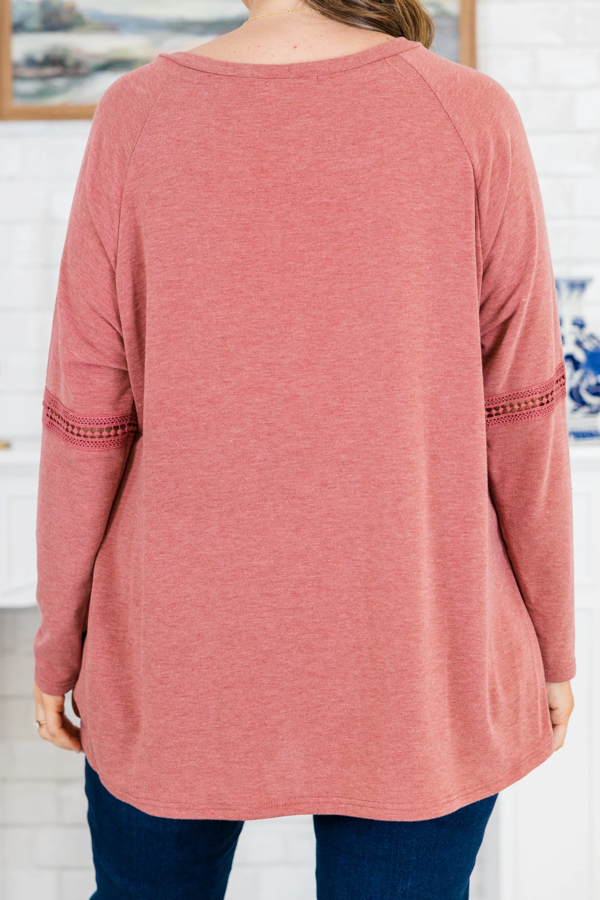 Remarkable Style Top, Marsala