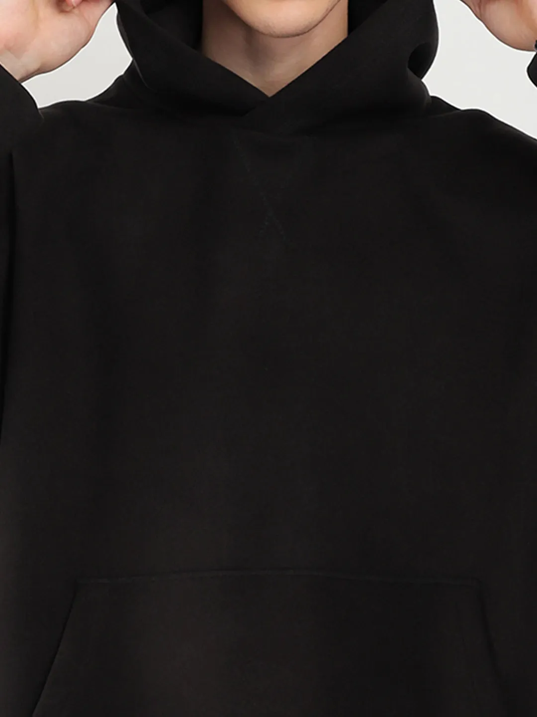 Savoy Streetwear Black Oversized Hoodie