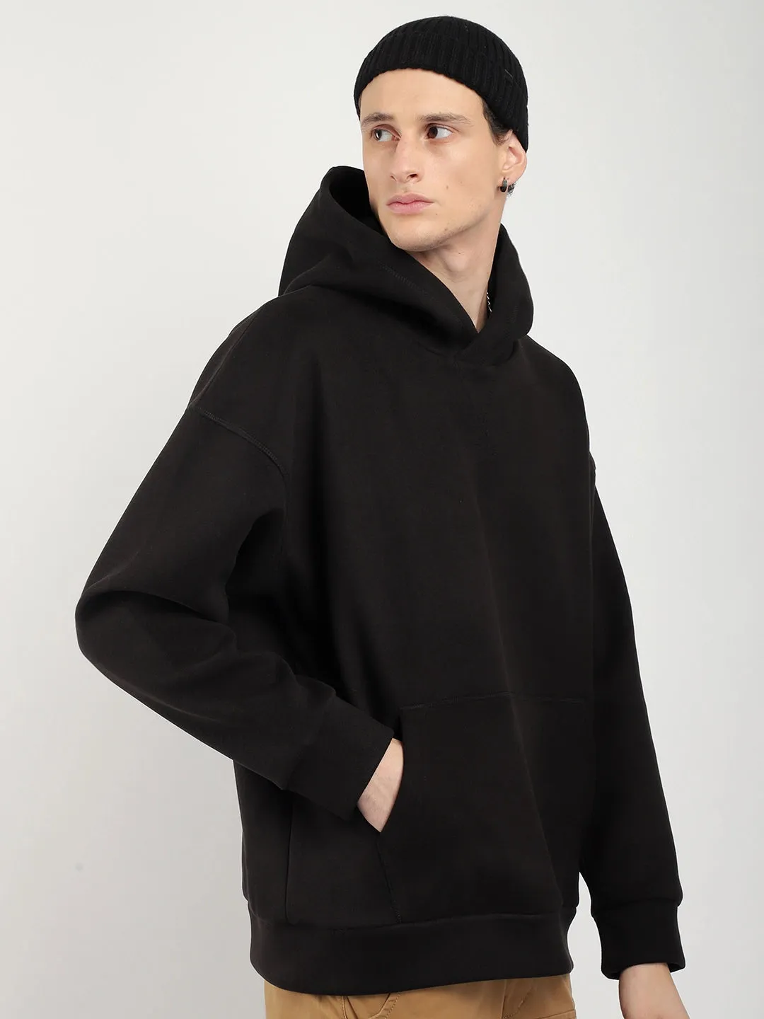 Savoy Streetwear Black Oversized Hoodie