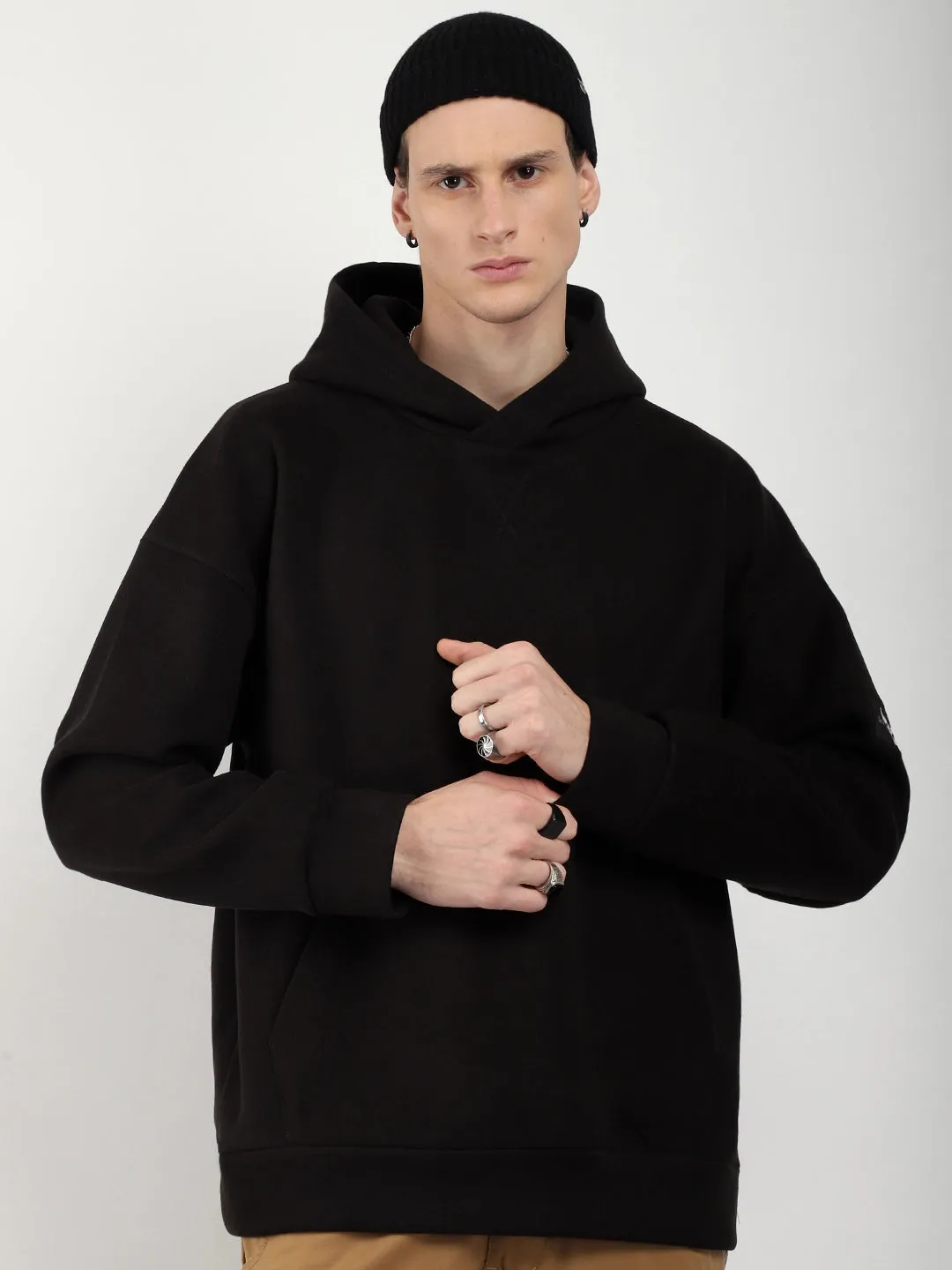 Savoy Streetwear Black Oversized Hoodie