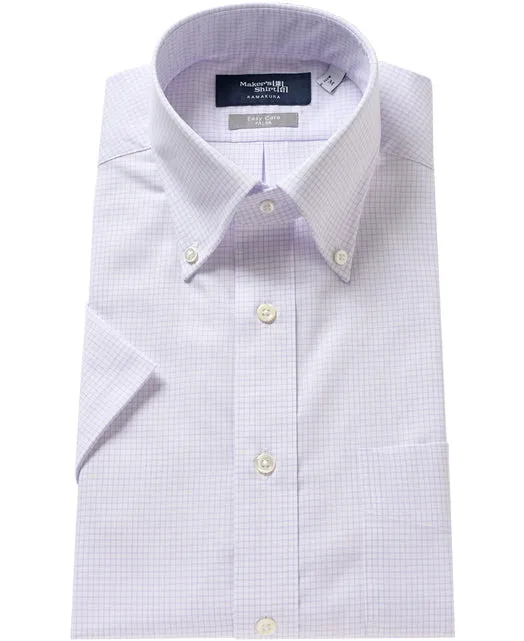 Short Sleeve Shirt - Botton Down Pinpoint Oxford PALPA EASY CARE