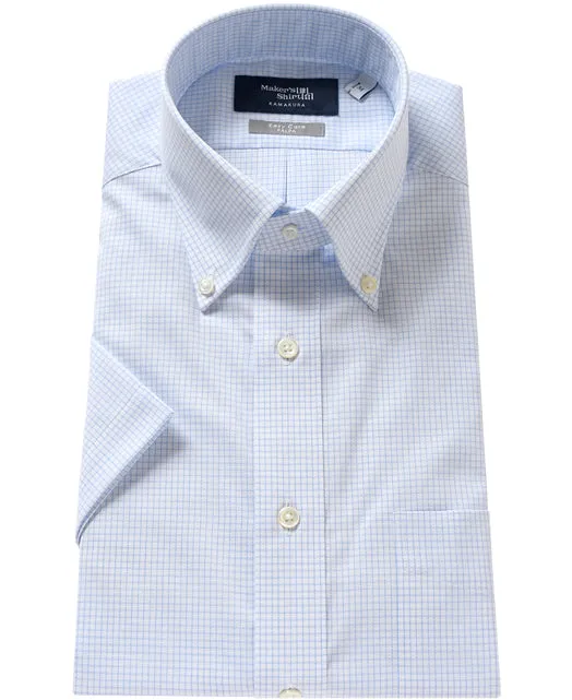 Short Sleeve Shirt - Botton Down Pinpoint Oxford PALPA EASY CARE