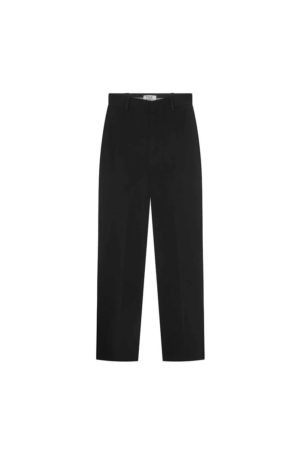 Sol Straight Wide Leg Polyester Floor Length Pants