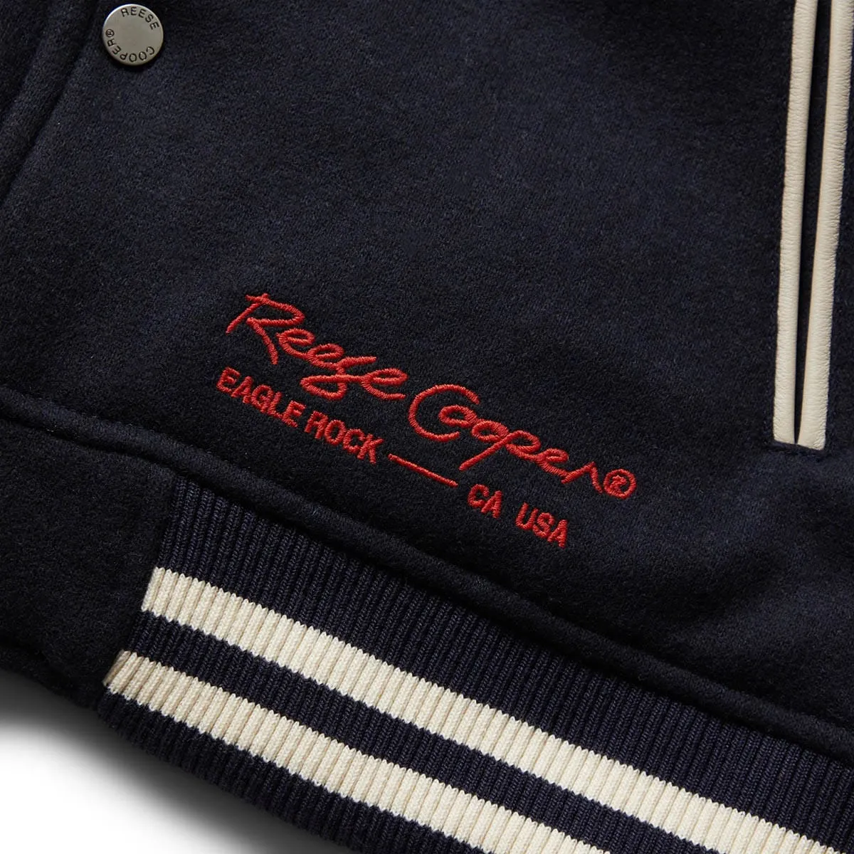 TWO STEPS FORWARD WOOL VARSITY JACKET