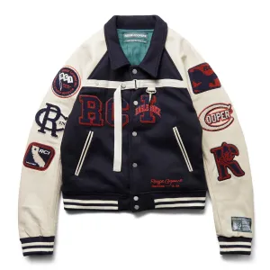 TWO STEPS FORWARD WOOL VARSITY JACKET