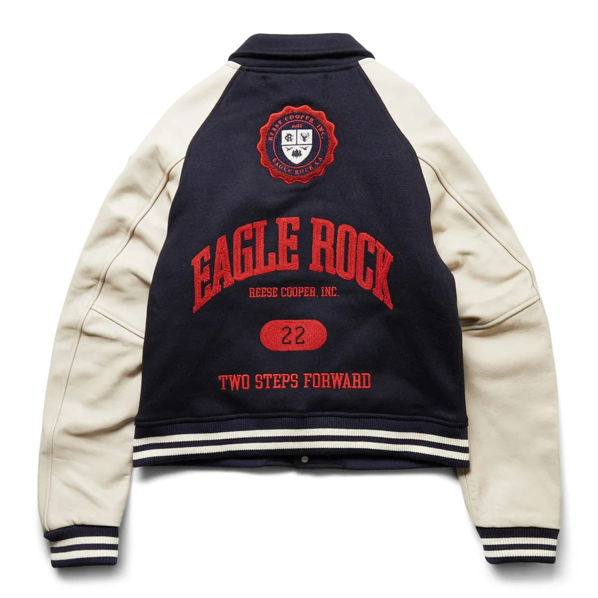TWO STEPS FORWARD WOOL VARSITY JACKET
