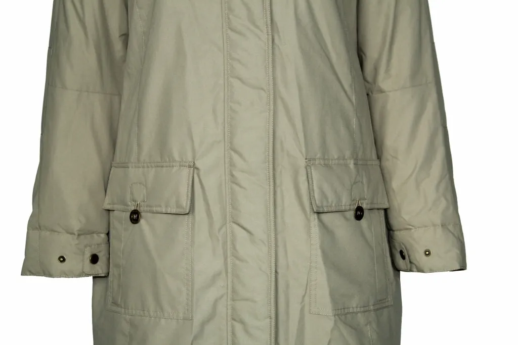 Women's Detachable Faux Fur Hoodie Long Puffer Parka