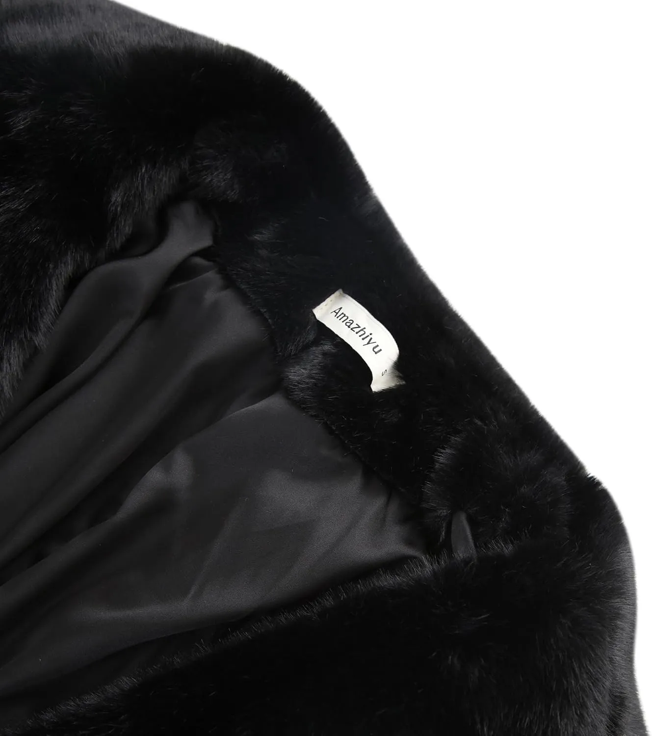 Women's Faux Fur Longline Long Duster Coat