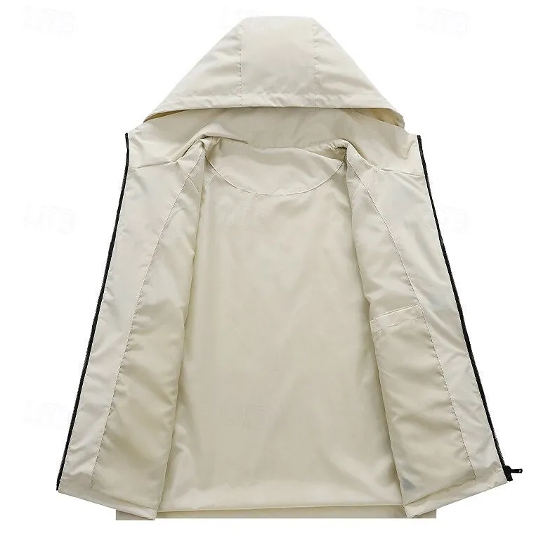 Zipper Pocket Solid Color Sports Jacket
